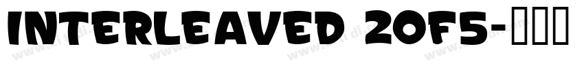 Interleaved 2of5字体转换